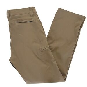 Wrangler Mens All Terrain Cargo Pant 32x30 Tan UPF 30 Flex Waist Stretch NW788FR